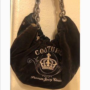 Vintage velour Juicy Couture purse